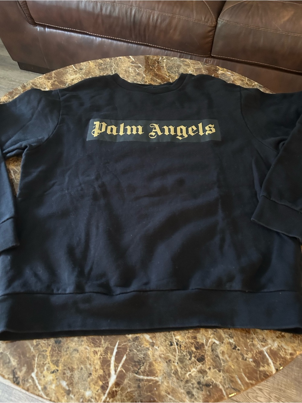Palm Angels classic gothic logo sweatshirt - Picture 2 of 8
